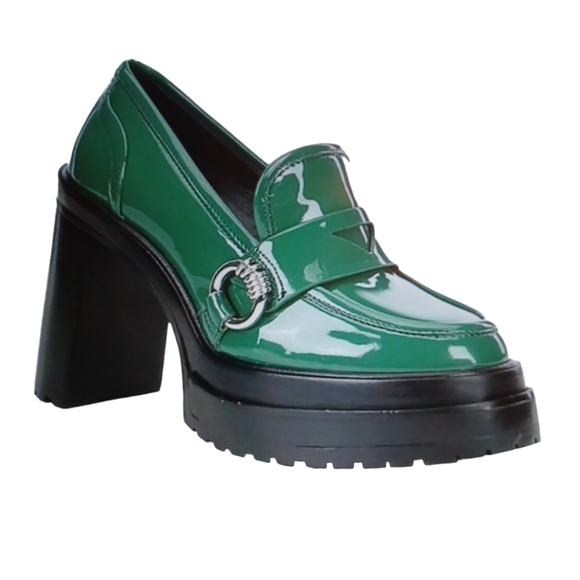 Gianni Bini Maxxwelle Platform Block  Heel  Loafer  size 6 - Picture 4 of 5